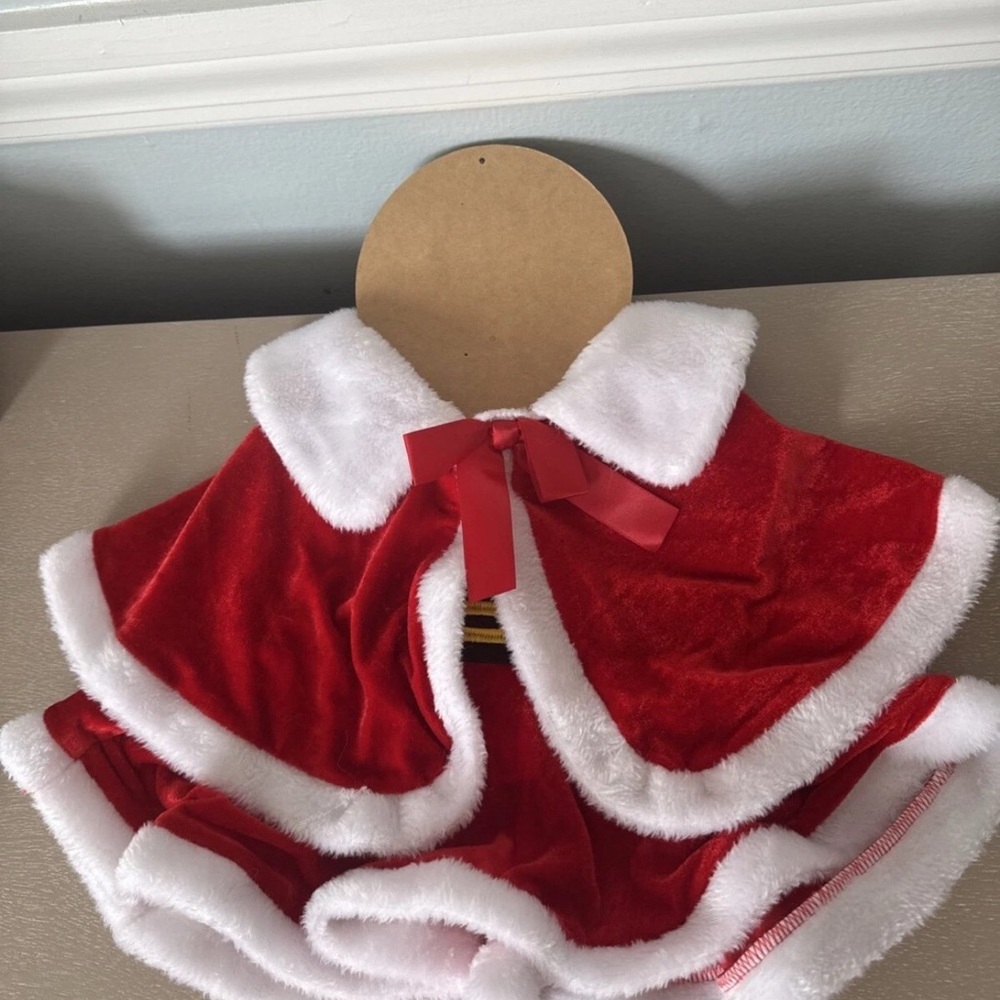 NEW So 'Dorable Lil Miss Clause Dress Up-Up To 12 Months Baby Christmas Outfit